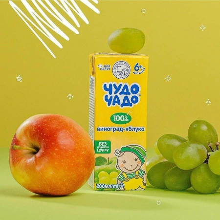 ЧУДО-ЧАДО Сок Виноград - яблоко 200мл